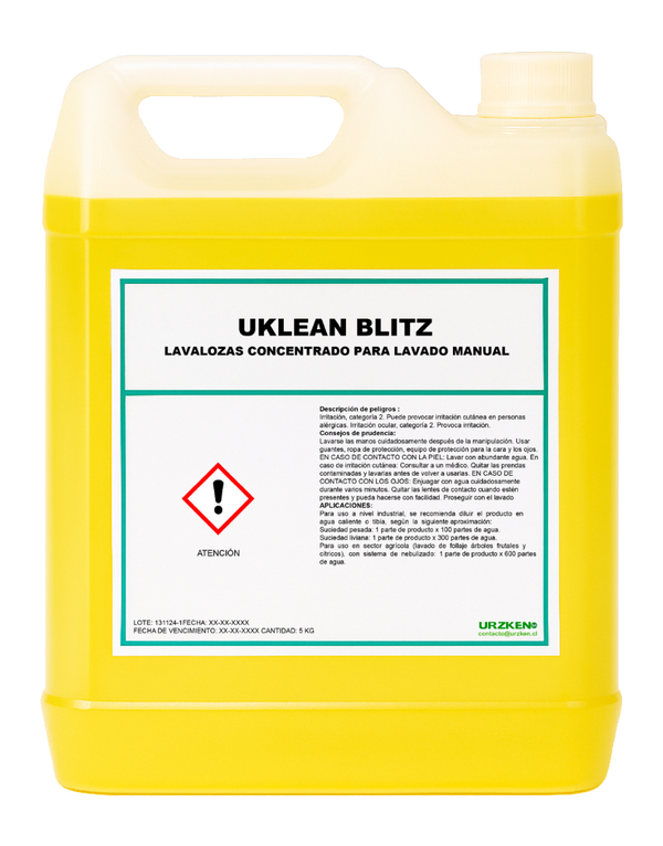 Blitz - Lavalozas Concentrado Limón 5 Litros