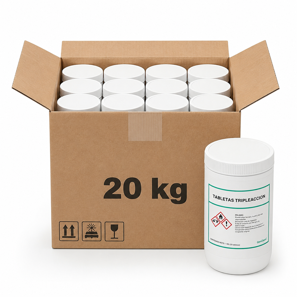 Tabletas Triple Accion 20 Unidades de 1 Kg