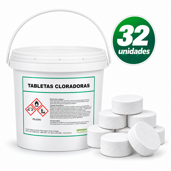 Tabletas Cloradoras 32 Unidades
