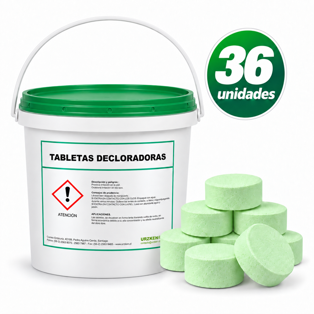 Tabletas Decloradoras 36 Unidades