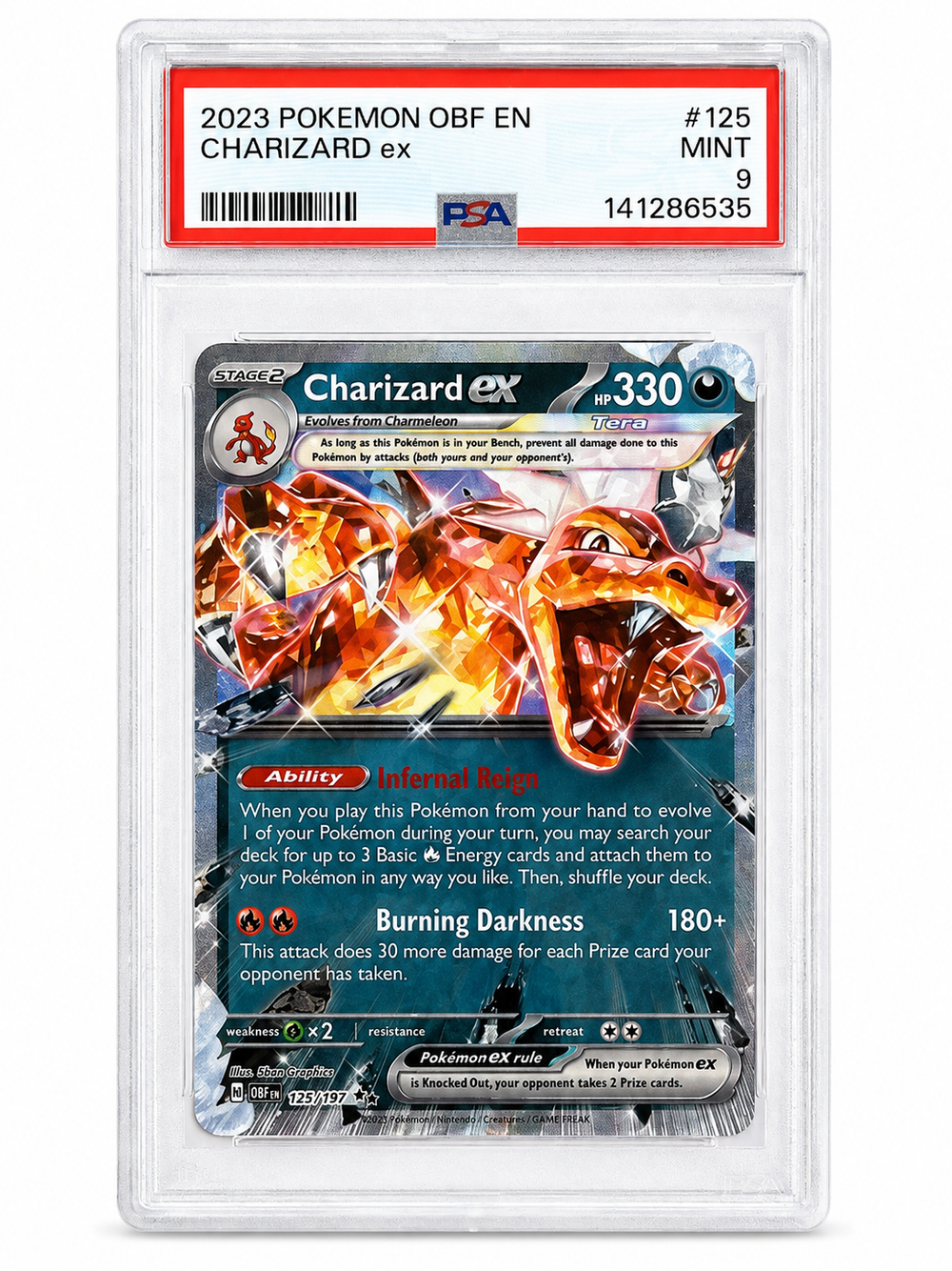 Charizard ex PSA 9