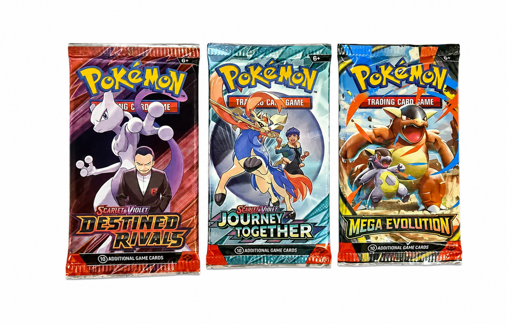 Set 3 Sobres Pokémon Inglés Originales