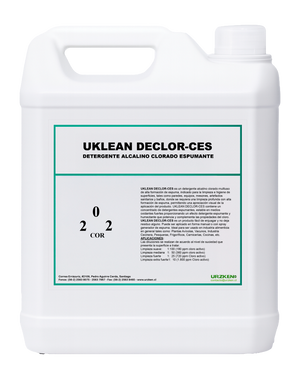 Declor-Ces - Detergente Líquido Alcalino Clorado 5 Litros