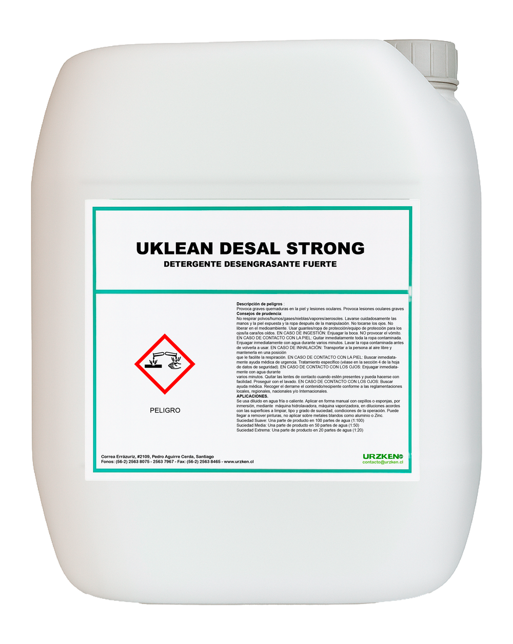 Desal Strong - Desengrasante Industrial Alta Alcalinidad