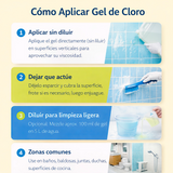 Cloro Gel - Limpiador Clorogel Uklean 5 Litros