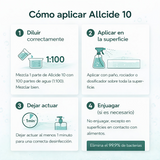 Allcide-10 - Amonio Cuaternario Bidón 5 Litros Con Registro Isp