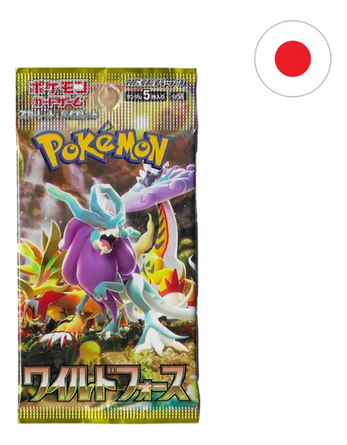 Pokémon TCG Wild Force — 5 Booster Pack Japonés