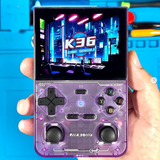 Consola K36 Púrpura Memoria de 64 GB Más de 10 consolas emulables
