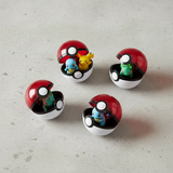 Set 5 Pokebolas con Figura Sorpresa — Original LEDA Pokémon