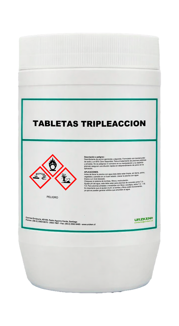Tabletas Triple Acción - Pote 1 Kg