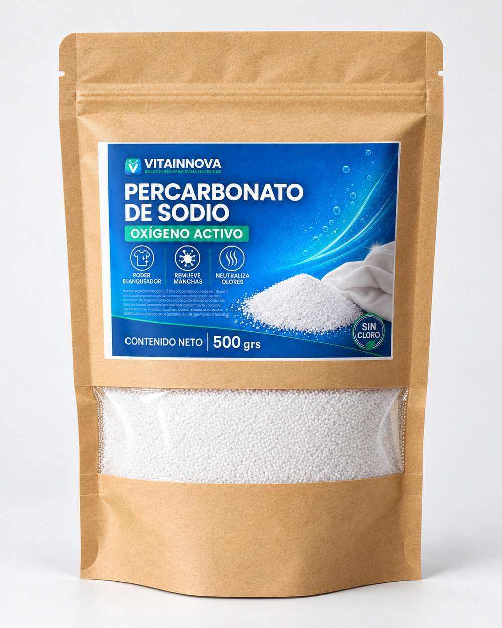Percarbonato de Sodio 500g - Oxígeno Activo